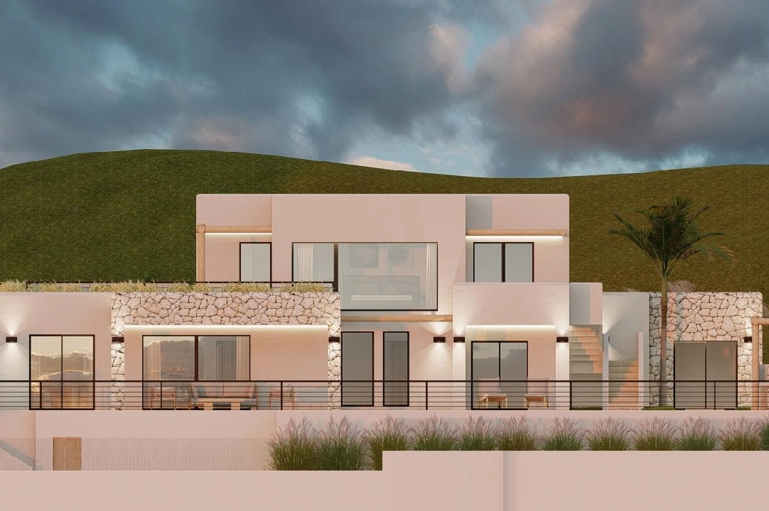 villa en Moraira en vente, construit 261 m², ano de construccion 2023, aire acondicionado, terrain 810 m², 4 chambre, 3 salle de bains, piscina, ref.: AM-12027DA-4