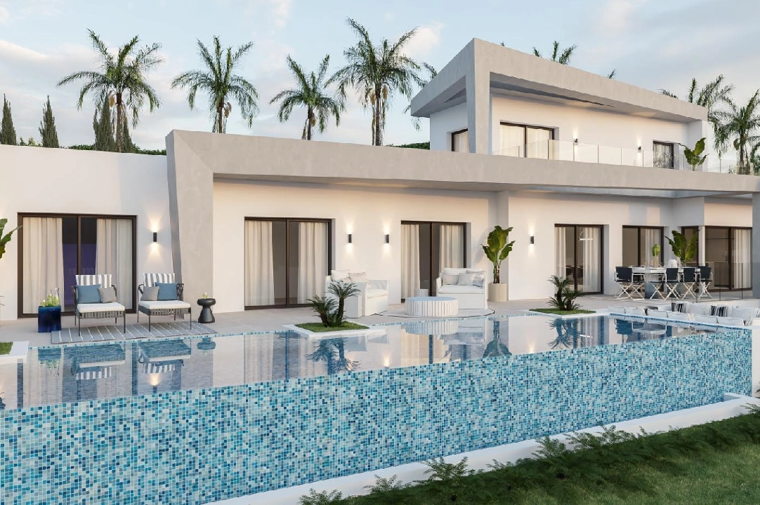 villa en Javea en vente, construit 185 m², ano de construccion 2024, aire acondicionado, terrain 1000 m², 4 chambre, 3 salle de bains, piscina, ref.: AM-12073DA-2