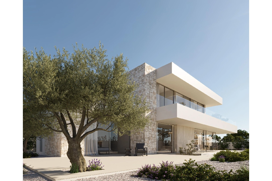 villa en Moraira en vente, construit 482 m², ano de construccion 2024, aire acondicionado, terrain 809 m², 5 chambre, 4 salle de bains, piscina, ref.: AM-12121DA-1