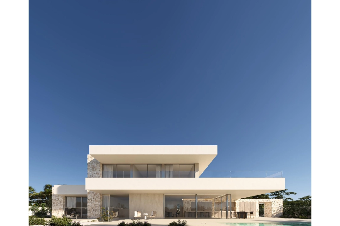 villa en Moraira en vente, construit 482 m², ano de construccion 2024, aire acondicionado, terrain 809 m², 5 chambre, 4 salle de bains, piscina, ref.: AM-12121DA-2