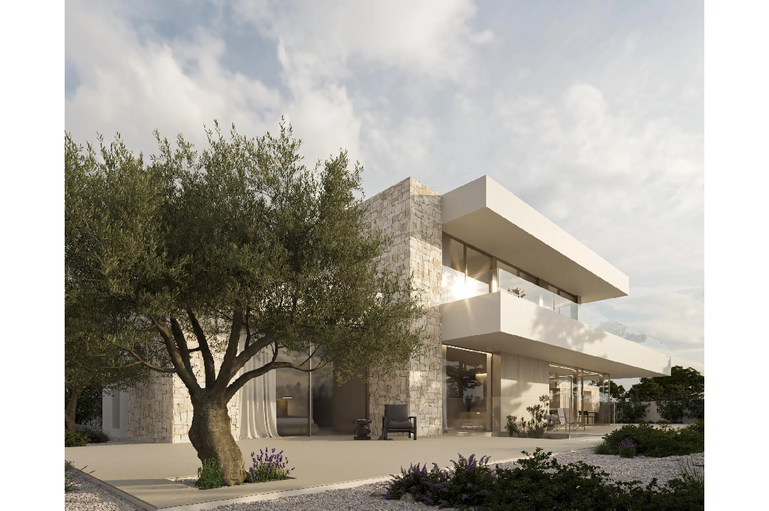 villa en Moraira en vente, construit 482 m², ano de construccion 2024, aire acondicionado, terrain 809 m², 5 chambre, 4 salle de bains, piscina, ref.: AM-12121DA-3