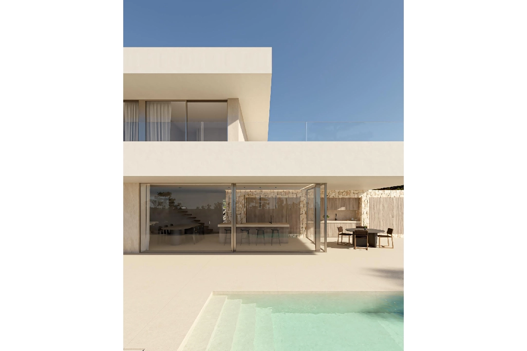 villa en Moraira en vente, construit 482 m², ano de construccion 2024, aire acondicionado, terrain 809 m², 5 chambre, 4 salle de bains, piscina, ref.: AM-12121DA-5