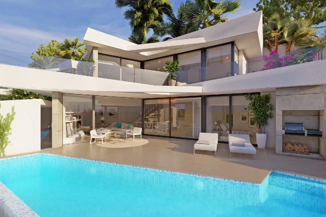 villa en Benitachell en vente, construit 226 m², ano de construccion 2024, aire acondicionado, terrain 270 m², 3 chambre, 3 salle de bains, piscina, ref.: AM-12202DA-1