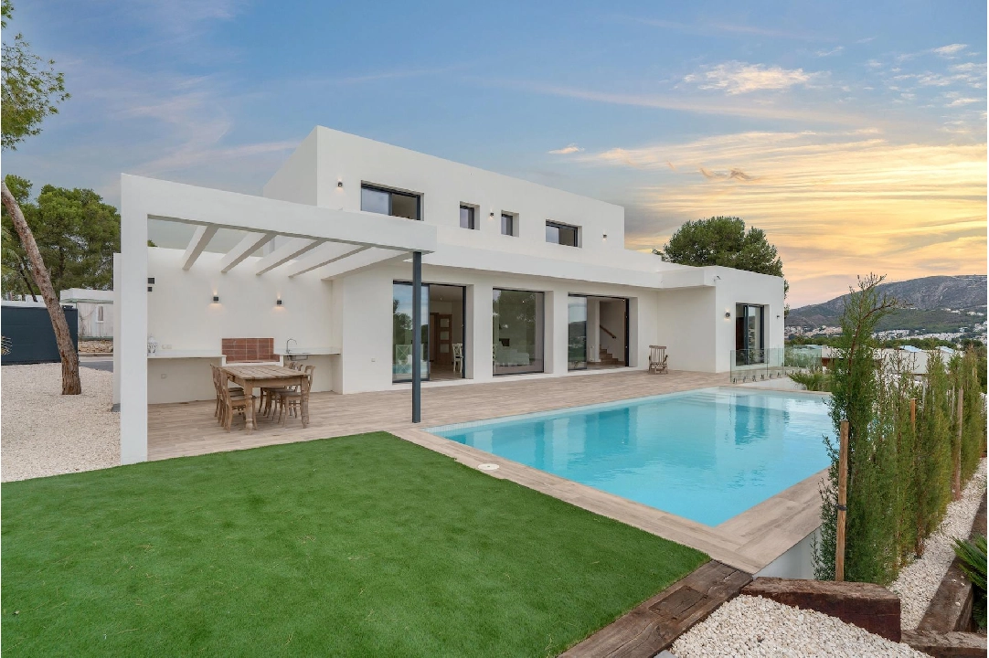 villa en Moraira en vente, construit 259 m², ano de construccion 2024, aire acondicionado, terrain 800 m², 3 chambre, 3 salle de bains, piscina, ref.: AM-12206DR-4