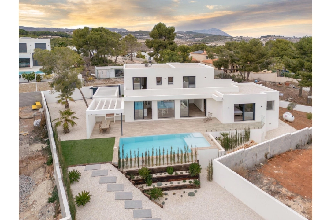 villa en Moraira en vente, construit 259 m², ano de construccion 2024, aire acondicionado, terrain 800 m², 3 chambre, 3 salle de bains, piscina, ref.: AM-12206DR-50