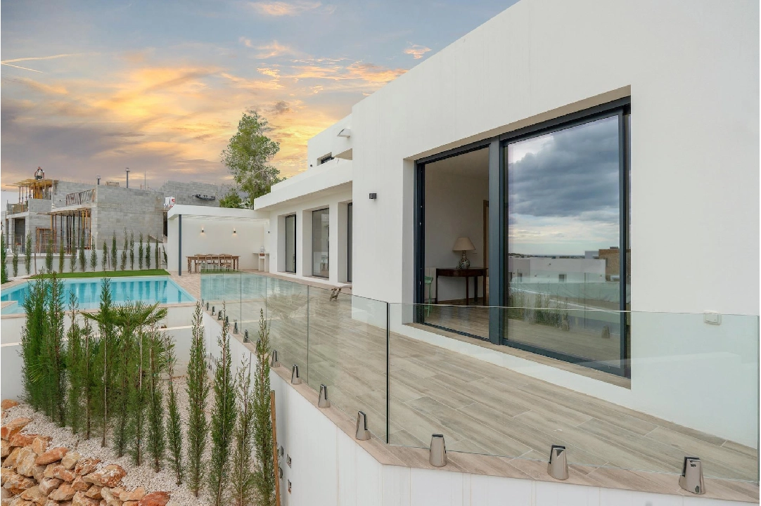 villa en Moraira en vente, construit 259 m², ano de construccion 2024, aire acondicionado, terrain 800 m², 3 chambre, 3 salle de bains, piscina, ref.: AM-12206DR-6