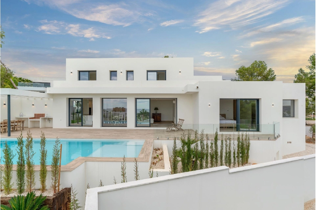 villa en Moraira en vente, construit 259 m², ano de construccion 2024, aire acondicionado, terrain 800 m², 3 chambre, 3 salle de bains, piscina, ref.: AM-12206DR-7