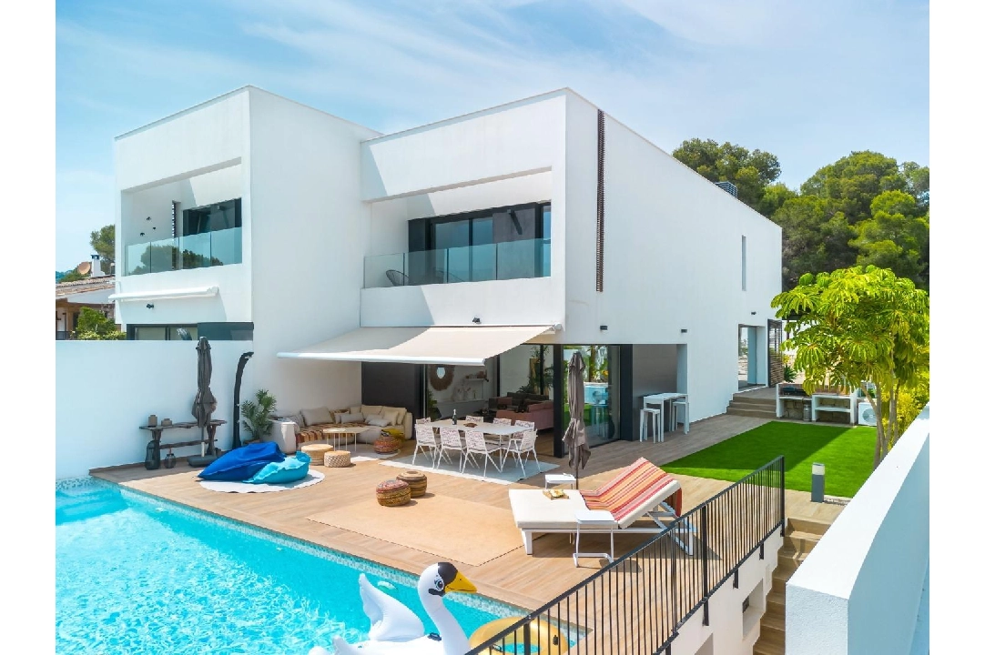 villa en Moraira en vente, construit 182 m², aire acondicionado, terrain 500 m², 4 chambre, 3 salle de bains, piscina, ref.: AM-12207DR-39