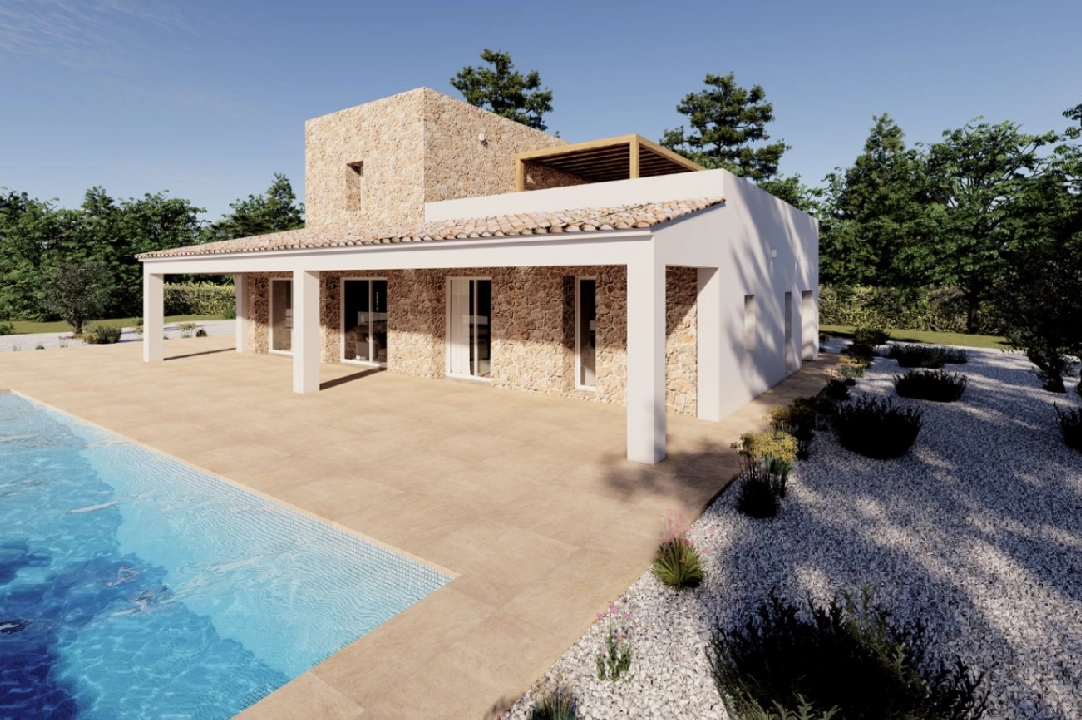 finca en Benissa en vente, construit 305 m², ano de construccion 2024, aire acondicionado, terrain 10000 m², 3 chambre, 3 salle de bains, piscina, ref.: AM-12208DA-5