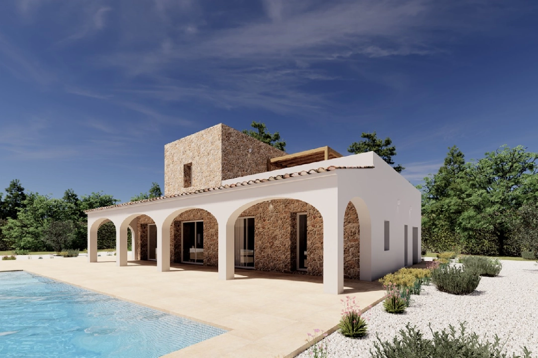 finca en Benissa en vente, construit 305 m², ano de construccion 2024, aire acondicionado, terrain 10000 m², 3 chambre, 3 salle de bains, piscina, ref.: AM-12208DA-8