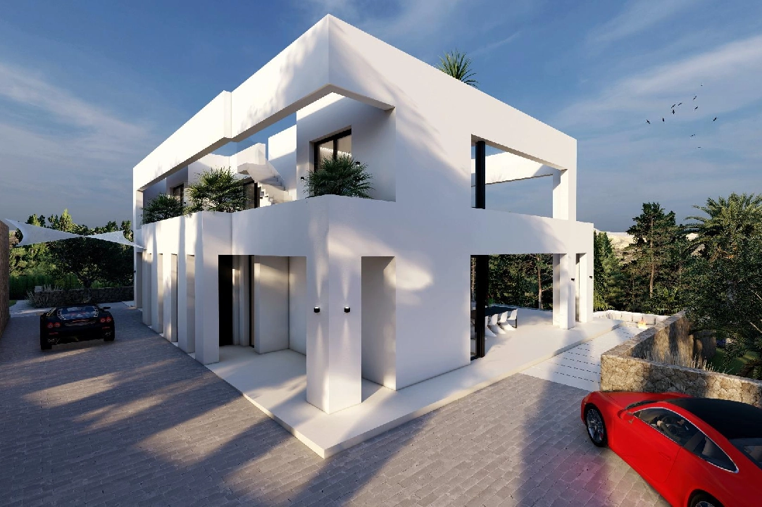 villa en Benissa en vente, construit 547 m², ano de construccion 2024, aire acondicionado, terrain 1347 m², 4 chambre, 3 salle de bains, piscina, ref.: AM-12239DA-1