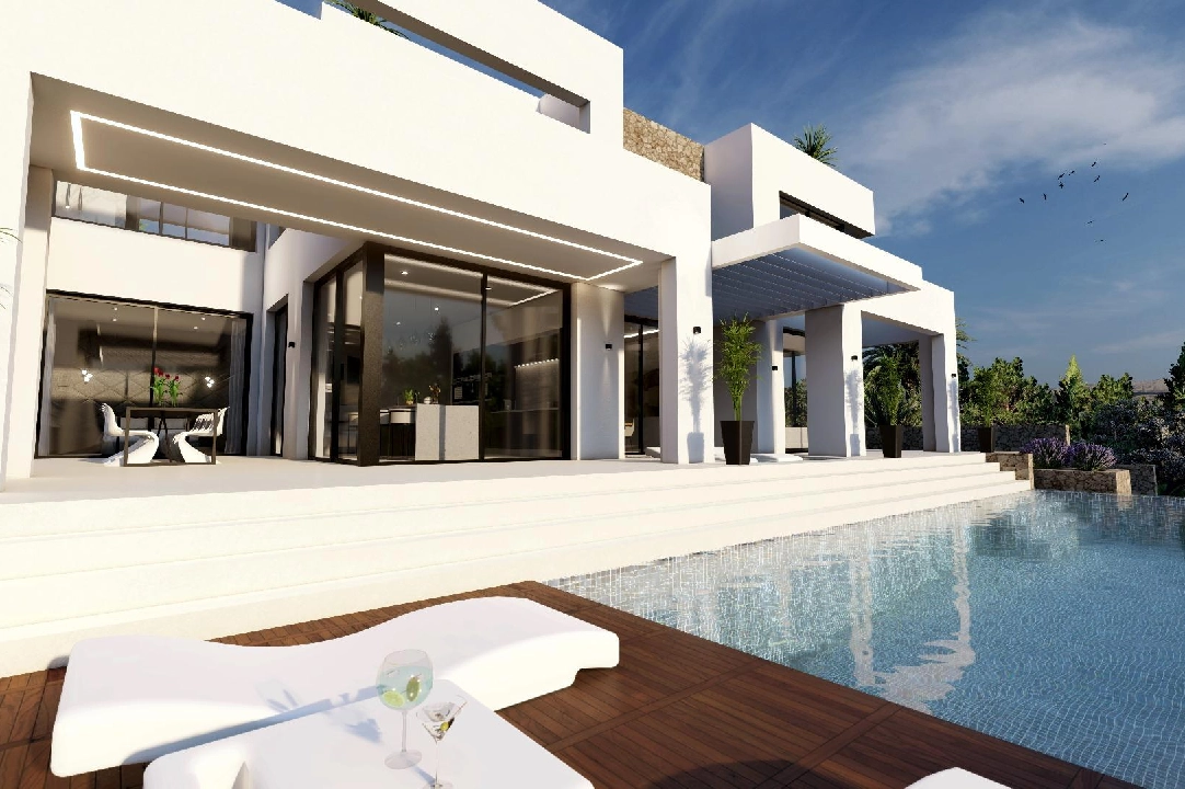 villa en Benissa en vente, construit 547 m², ano de construccion 2024, aire acondicionado, terrain 1347 m², 4 chambre, 3 salle de bains, piscina, ref.: AM-12239DA-10