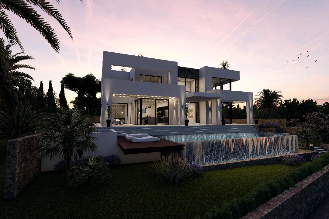 villa en Benissa en vente, construit 547 m², ano de construccion 2024, aire acondicionado, terrain 1347 m², 4 chambre, 3 salle de bains, piscina, ref.: AM-12239DA-28