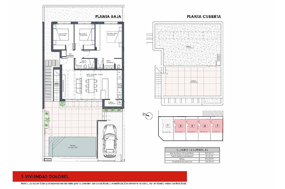 villa en Dolores en vente, construit 183 m², estado nuevo, terrain 220 m², 3 chambre, 2 salle de bains, piscina, ref.: HA-DON-140-E01-24