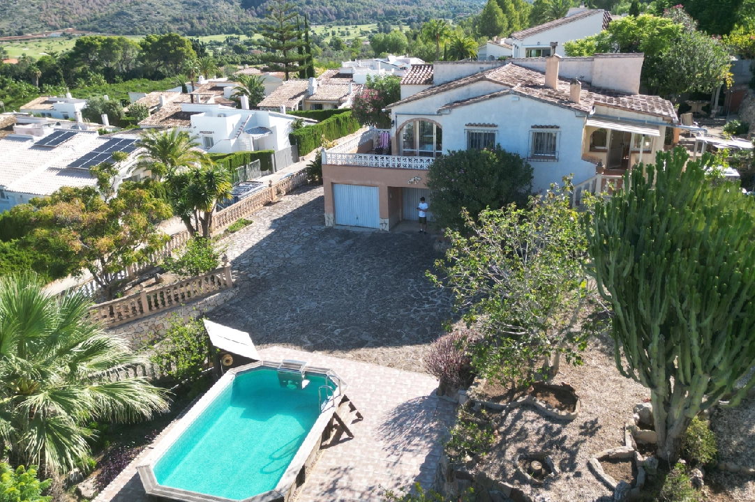 villa en Denia-La Sella en vente, construit 109 m², ano de construccion 1985, + calefaccion central, aire acondicionado, terrain 1003 m², 3 chambre, 2 salle de bains, piscina, ref.: JS-1624-8