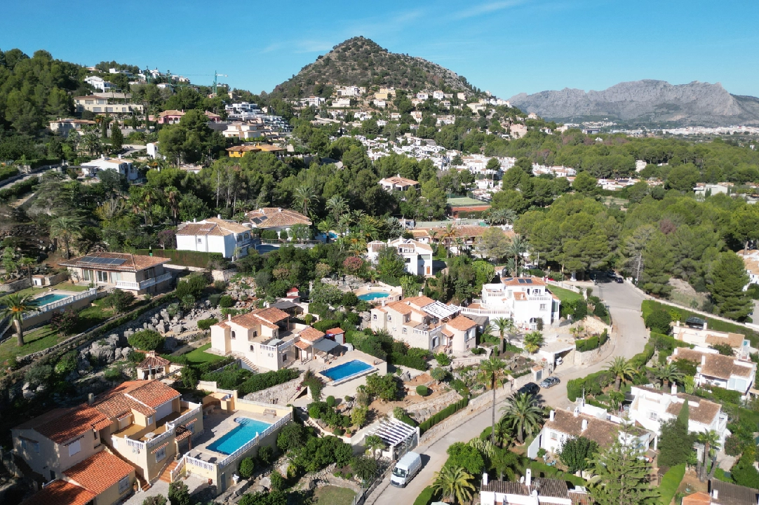 villa en Denia-La Sella en vente, construit 109 m², ano de construccion 1985, + calefaccion central, aire acondicionado, terrain 1003 m², 3 chambre, 2 salle de bains, piscina, ref.: JS-1624-9