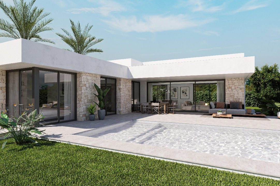 villa en Denia en vente, construit 151 m², aire acondicionado, terrain 832 m², 3 chambre, 2 salle de bains, piscina, ref.: UM-UV-ALCIPE-8