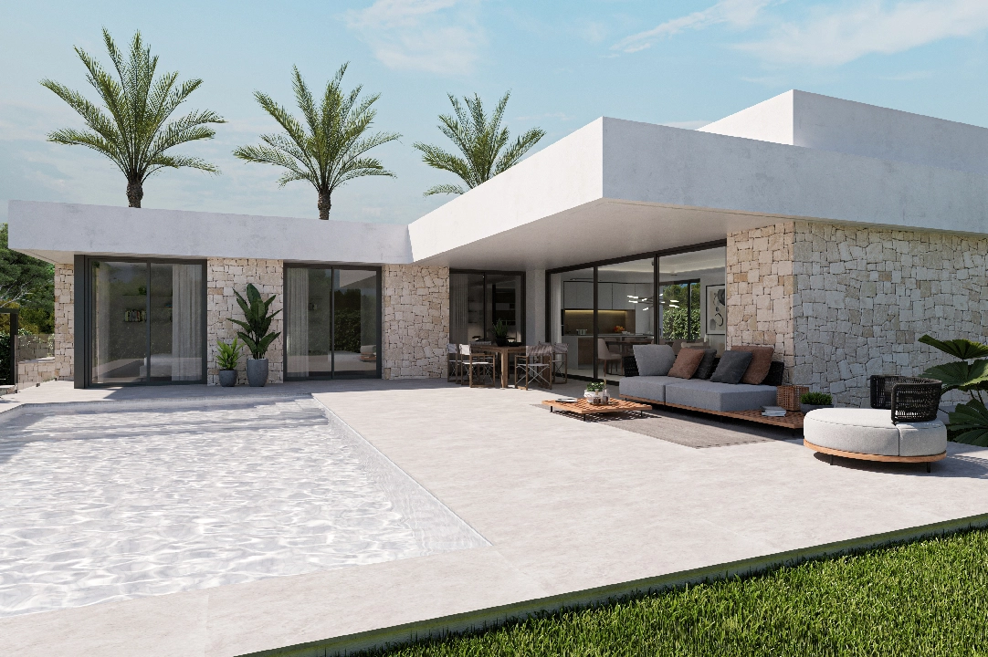 villa en Denia en vente, construit 151 m², aire acondicionado, terrain 832 m², 3 chambre, 2 salle de bains, piscina, ref.: UM-UV-ALCIPE-9