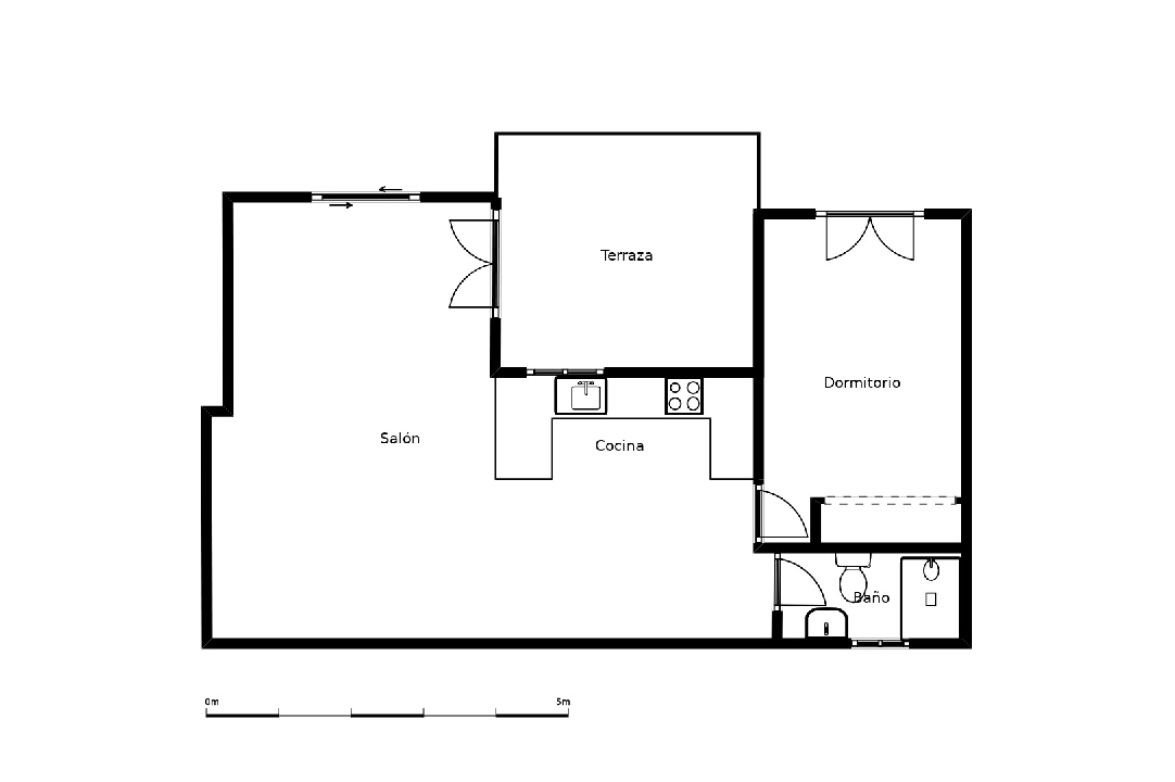 appartement en Moraira(Moraira) en vente, construit 66 m², 1 chambre, 1 salle de bains, ref.: CA-A-1802-AMBE-21