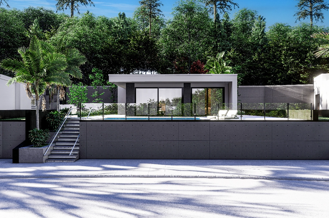 villa en Pedreguer(Monte Solana) en vente, construit 100 m², aire acondicionado, terrain 300 m², 3 chambre, 2 salle de bains, piscina, ref.: CA-H-1804-AMB-16