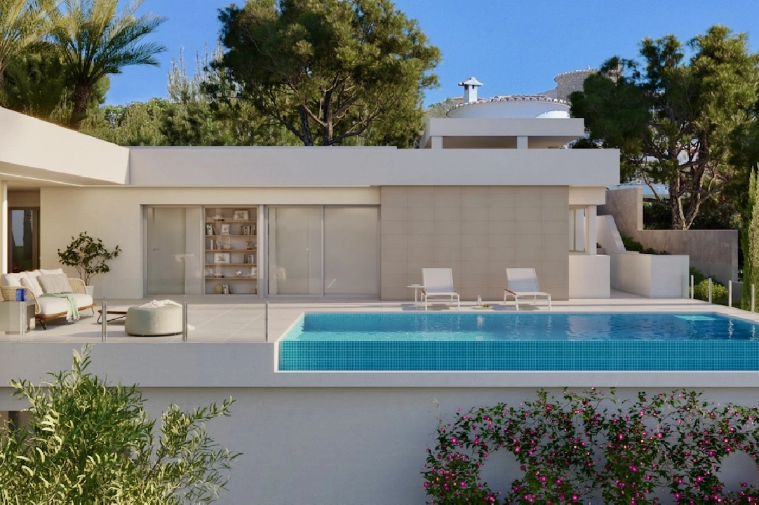 villa en Benitachell(La Cumbre del Sol) en vente, construit 430 m², aire acondicionado, terrain 825 m², 3 chambre, 3 salle de bains, piscina, ref.: CA-H-1809-AMB-7