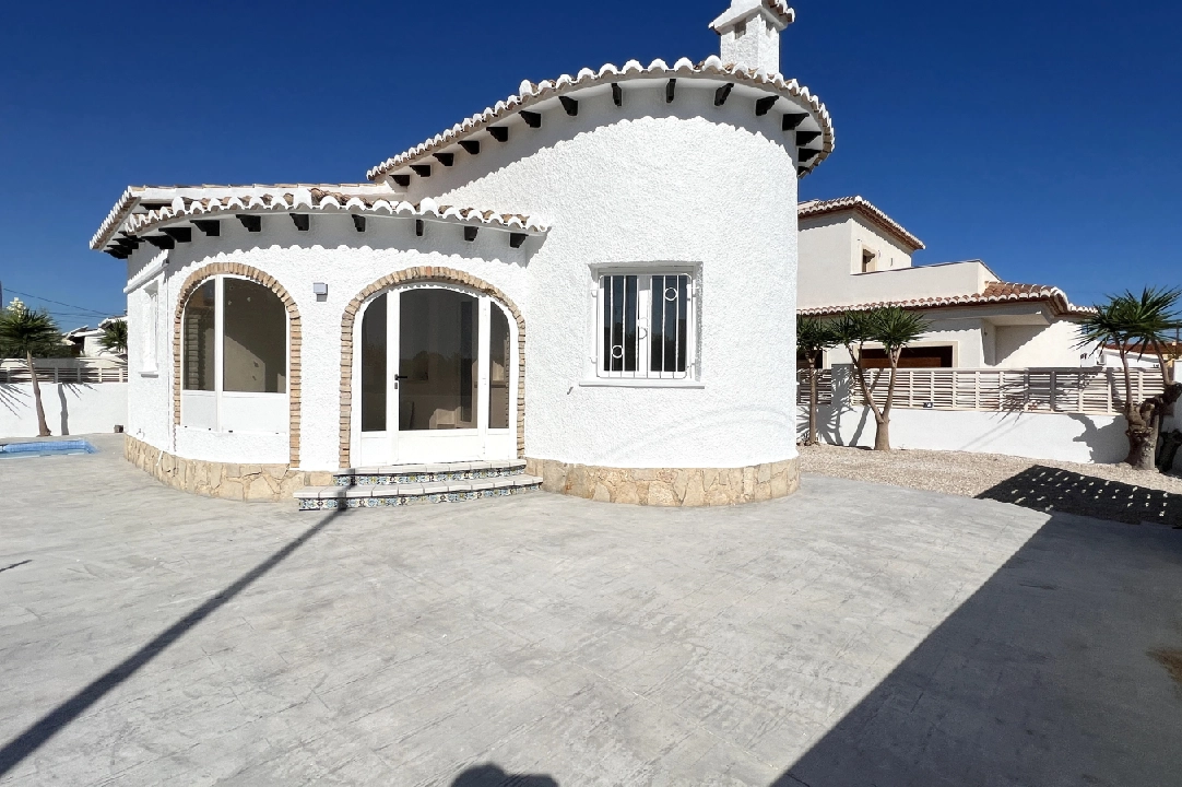 villa en Els Poblets(Sorts de la mar 26A) en vente, construit 80 m², ano de construccion 1985, estado como nuevo, + KLIMA, aire acondicionado, terrain 303 m², 2 chambre, 2 salle de bains, piscina, ref.: AS-0824-1