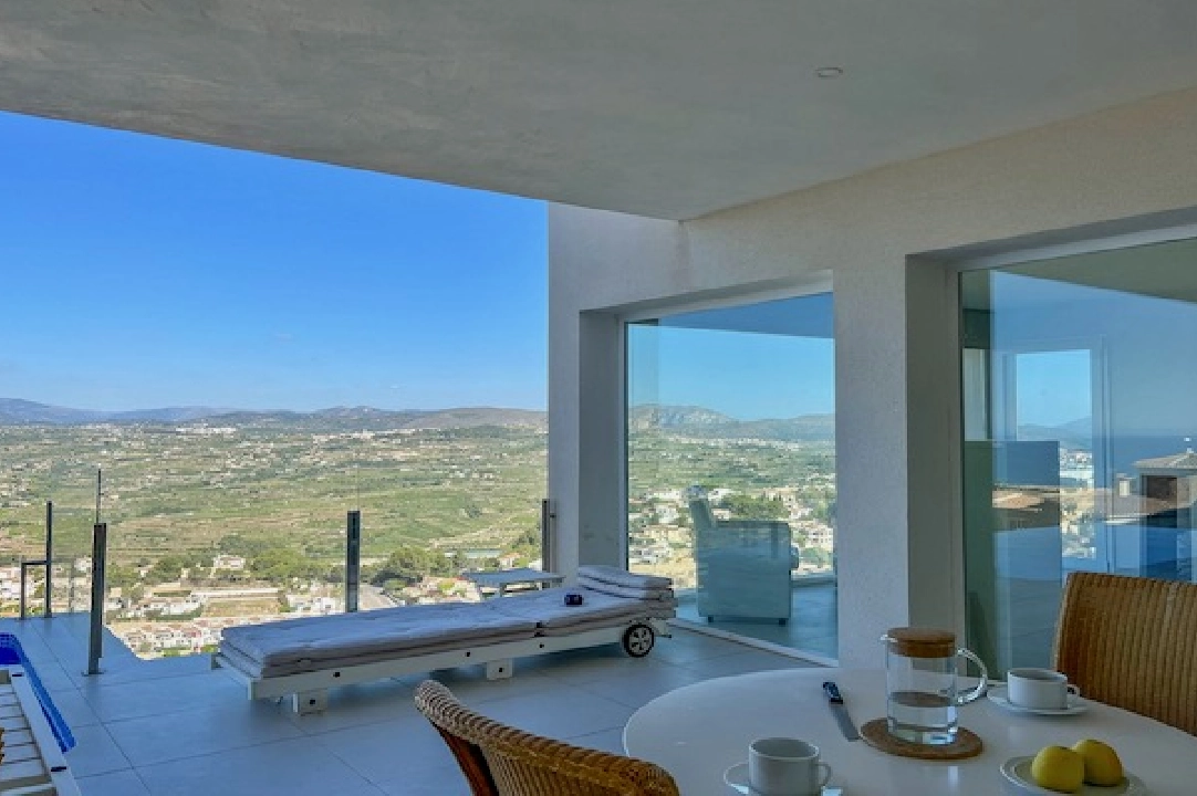 villa en Benitachell(La Cumbre del Sol) en vente, construit 140 m², aire acondicionado, terrain 1395 m², 2 chambre, 2 salle de bains, piscina, ref.: CA-H-1815-AMB-15