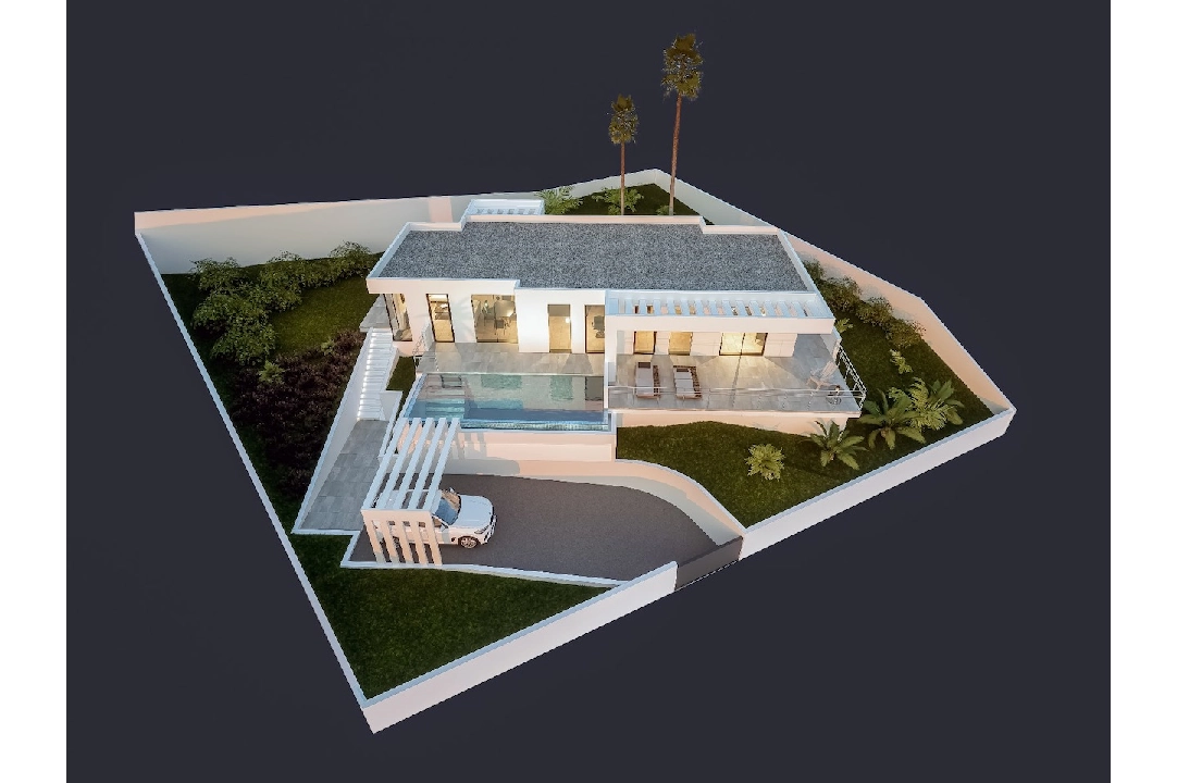 villa en Moraira(Solpark) en vente, construit 239 m², aire acondicionado, terrain 800 m², 3 chambre, 2 salle de bains, piscina, ref.: CA-H-1818-AMB-5