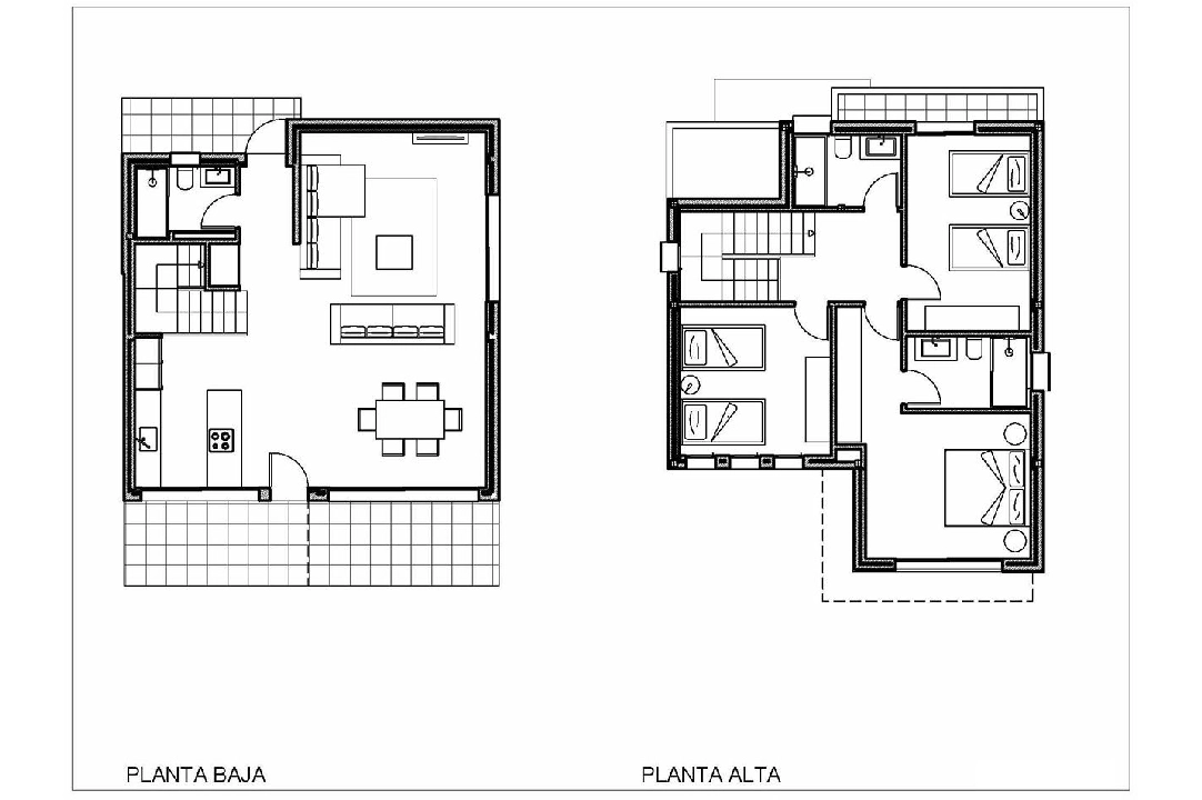 villa en Denia en vente, construit 155 m², estado nuevo, aire acondicionado, terrain 220 m², 3 chambre, 3 salle de bains, piscina, ref.: HA-DEN-110-E03-5