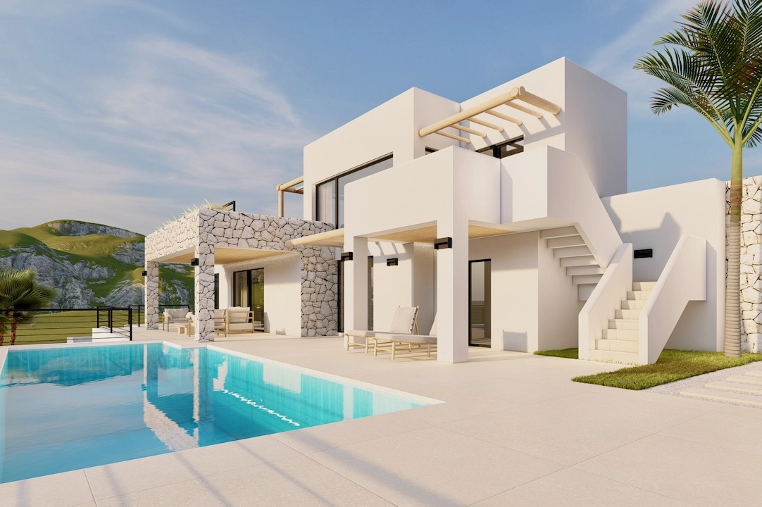 villa en Moraira(Pinar del Advocat) en vente, construit 265 m², terrain 810 m², 4 chambre, 3 salle de bains, piscina, ref.: CA-H-1822-AMBI-13