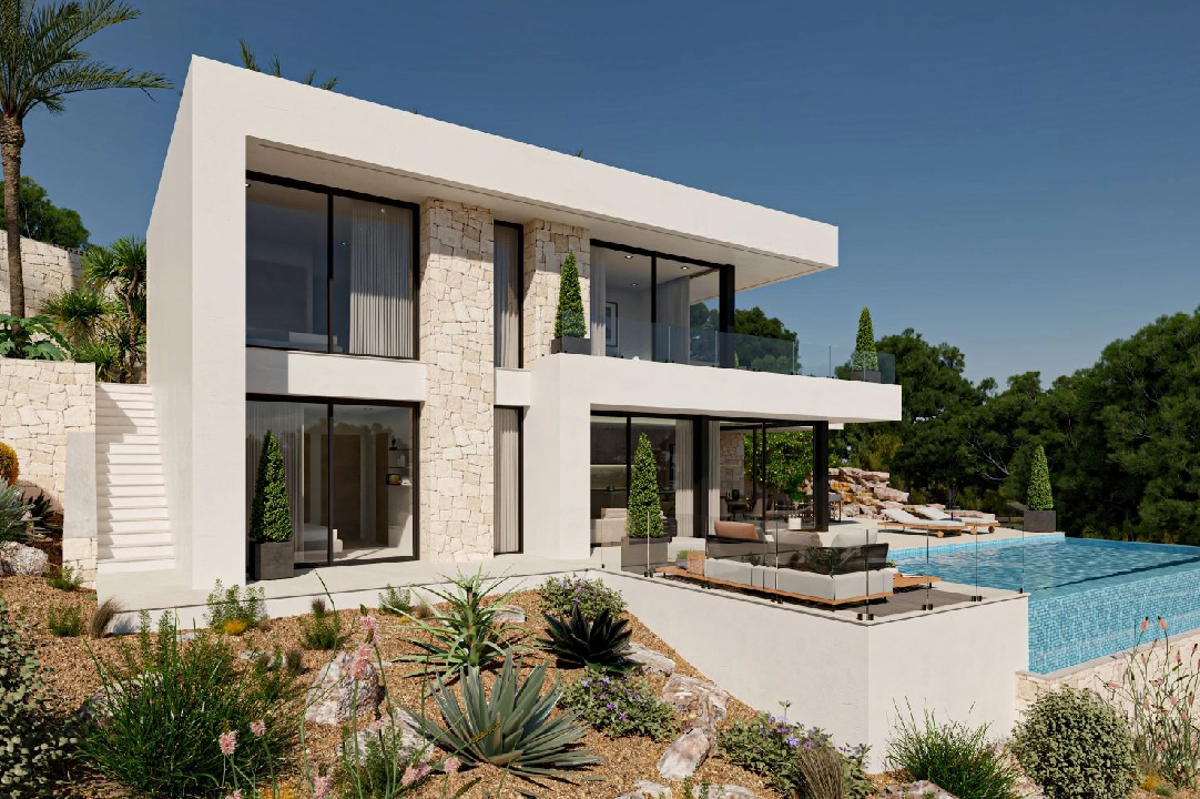 villa en Pedreguer en vente, construit 184 m², aire acondicionado, terrain 1632 m², 3 chambre, 3 salle de bains, piscina, ref.: UM-UV-MERAK-II-1