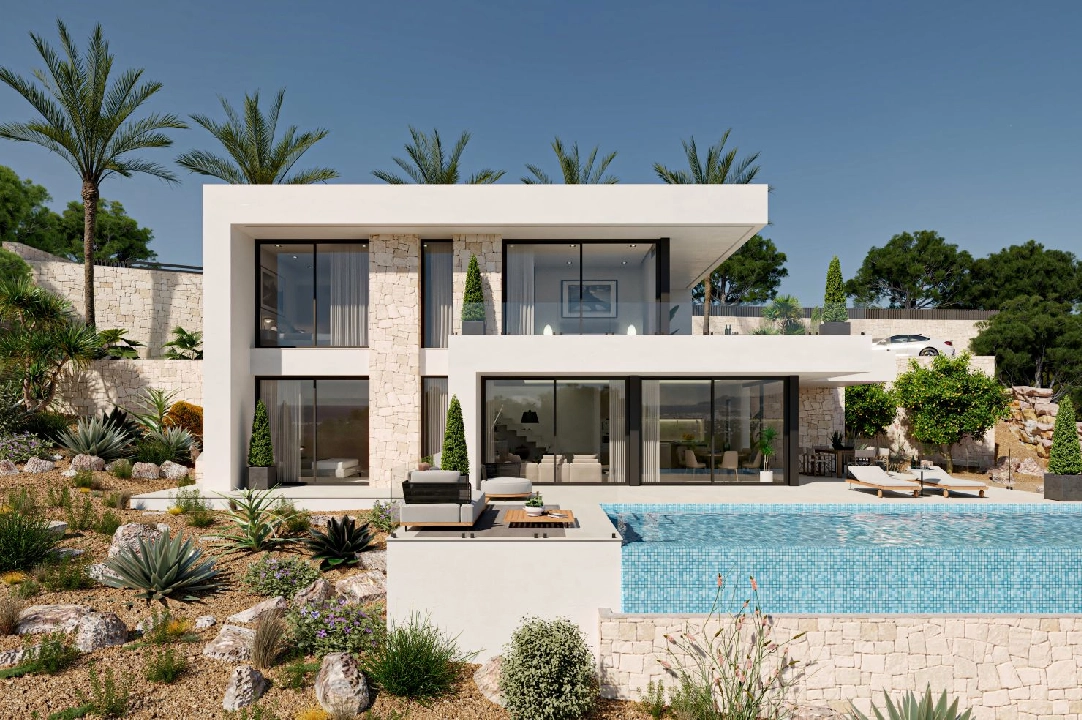 villa en Pedreguer en vente, construit 184 m², aire acondicionado, terrain 1632 m², 3 chambre, 3 salle de bains, piscina, ref.: UM-UV-MERAK-II-2