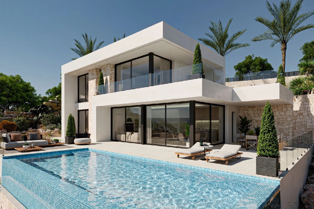 villa en Pedreguer en vente, construit 184 m², aire acondicionado, terrain 1632 m², 3 chambre, 3 salle de bains, piscina, ref.: UM-UV-MERAK-II-3