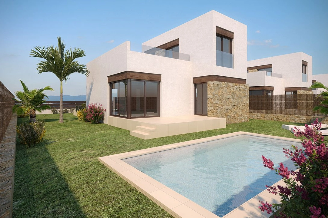 villa en Finestrat en vente, construit 296 m², estado nuevo, aire acondicionado, terrain 457 m², 3 chambre, 2 salle de bains, piscina, ref.: HA-FIN-212-E05-1