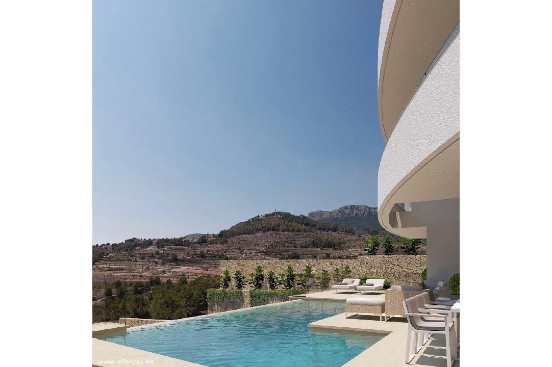 villa en Calpe(Empedrola) en vente, construit 335 m², aire acondicionado, terrain 1042 m², 4 chambre, 4 salle de bains, piscina, ref.: CA-H-1826-AMB-11