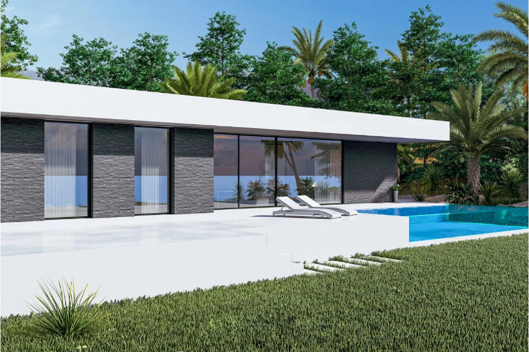 villa en Pedreguer en vente, construit 160 m², ano de construccion 2024, + KLIMA, aire acondicionado, terrain 1000 m², 3 chambre, 2 salle de bains, piscina, ref.: BP-8215PED-6