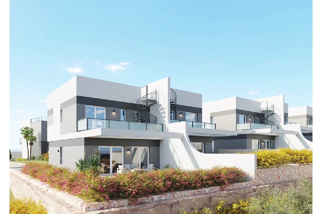 casa de pueblo en Finestrat(Finestrat) en vente, construit 128 m², aire acondicionado, terrain 275 m², 4 chambre, 2 salle de bains, piscina, ref.: CA-B-1828-AMB-1