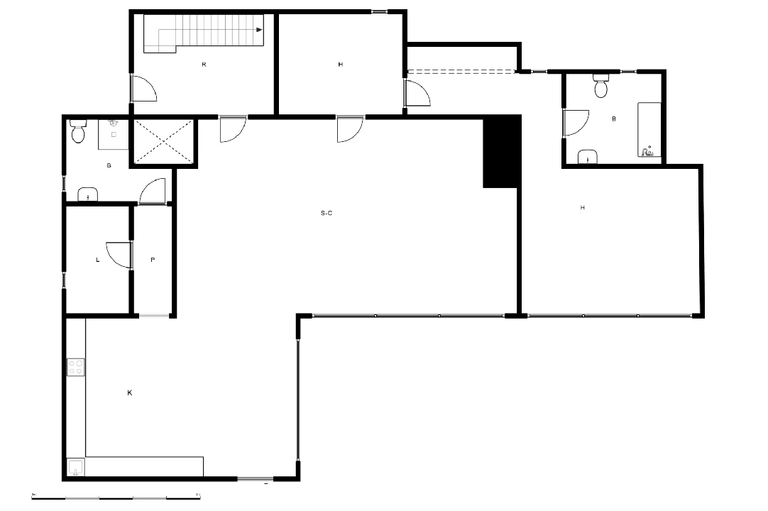 villa en Moraira(Camarrocha) en vente, construit 261 m², aire acondicionado, terrain 831 m², 3 chambre, 3 salle de bains, piscina, ref.: CA-H-1670-AMB-18