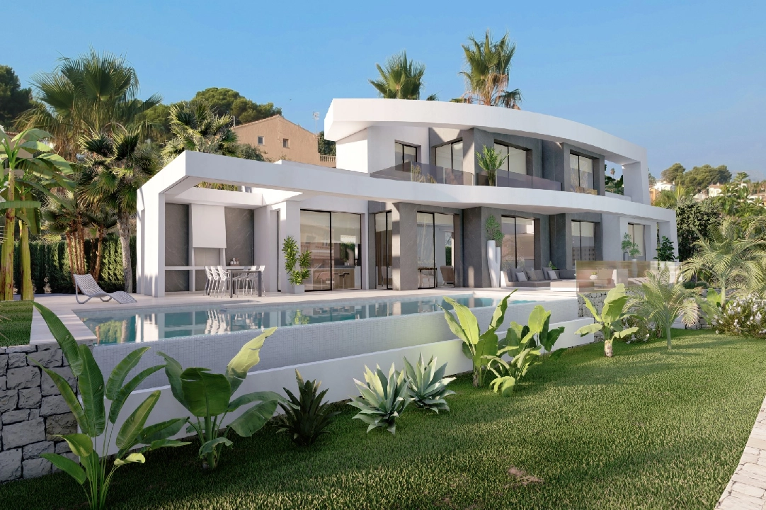 villa en Benissa(La Fustera) en vente, construit 621 m², aire acondicionado, terrain 1250 m², 4 chambre, 6 salle de bains, piscina, ref.: CA-H-1834-AMB-1