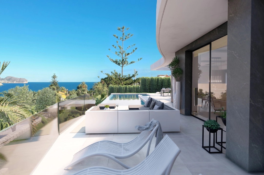 villa en Benissa(La Fustera) en vente, construit 621 m², aire acondicionado, terrain 1250 m², 4 chambre, 6 salle de bains, piscina, ref.: CA-H-1834-AMB-4