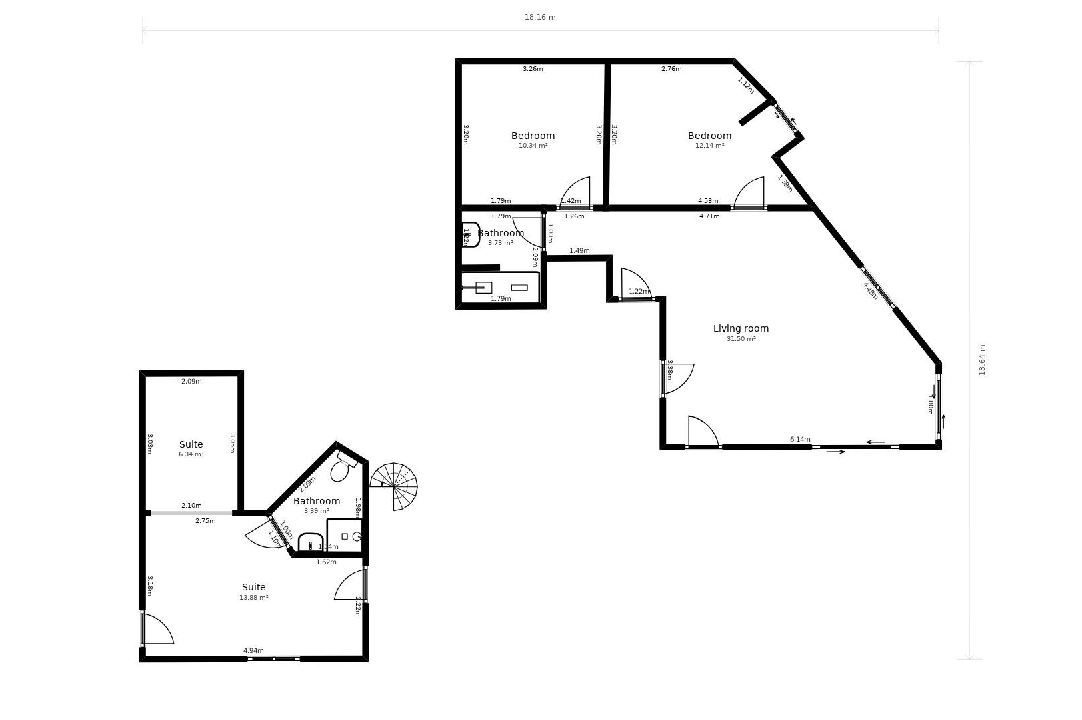 villa en Calpe(Cucarres) en vente, construit 210 m², aire acondicionado, terrain 800 m², 5 chambre, 4 salle de bains, piscina, ref.: COB-3485-10535-35