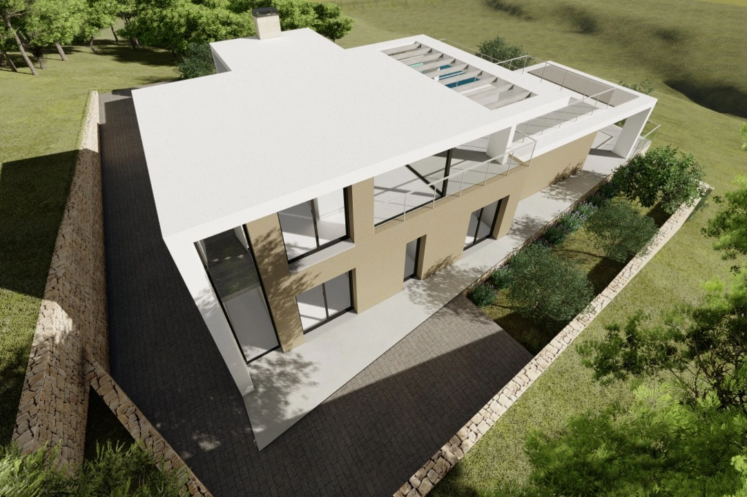 villa en Benitachell(Raco de Nadal) en vente, construit 180 m², aire acondicionado, terrain 700 m², 4 chambre, 3 salle de bains, piscina, ref.: CA-H-1832-AMB-3