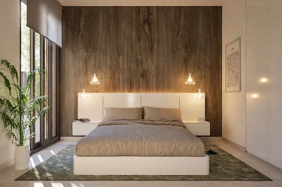 Doppelhaushälfte in Los Nietos zu verkaufen, Wohnfläche 166 m², Zustand Erstbezug, Grundstück 228 m², 3 Schlafzimmer, 3 Badezimmer, Pool, ref.: HA-NIN-100-D01-11