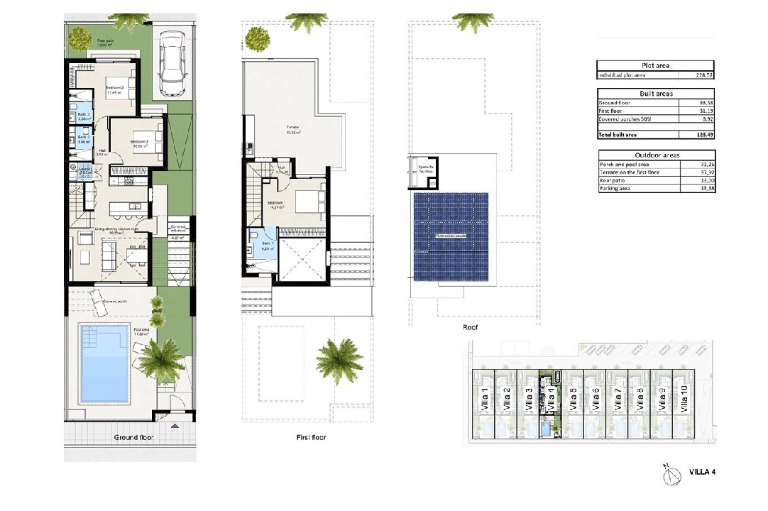 casa duplex en Los Nietos en vente, construit 166 m², estado nuevo, terrain 228 m², 3 chambre, 3 salle de bains, piscina, ref.: HA-NIN-100-D01-21