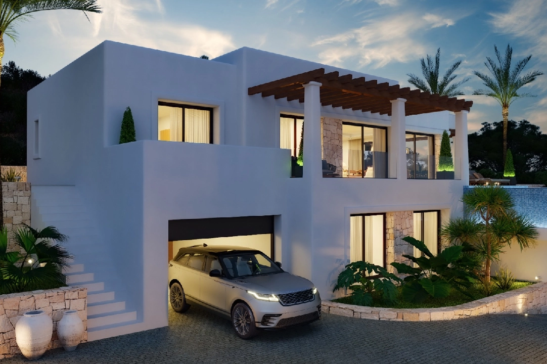 villa en Benissa en vente, construit 256 m², aire acondicionado, terrain 1009 m², 4 chambre, 4 salle de bains, piscina, ref.: UM-UV-IFACH-11