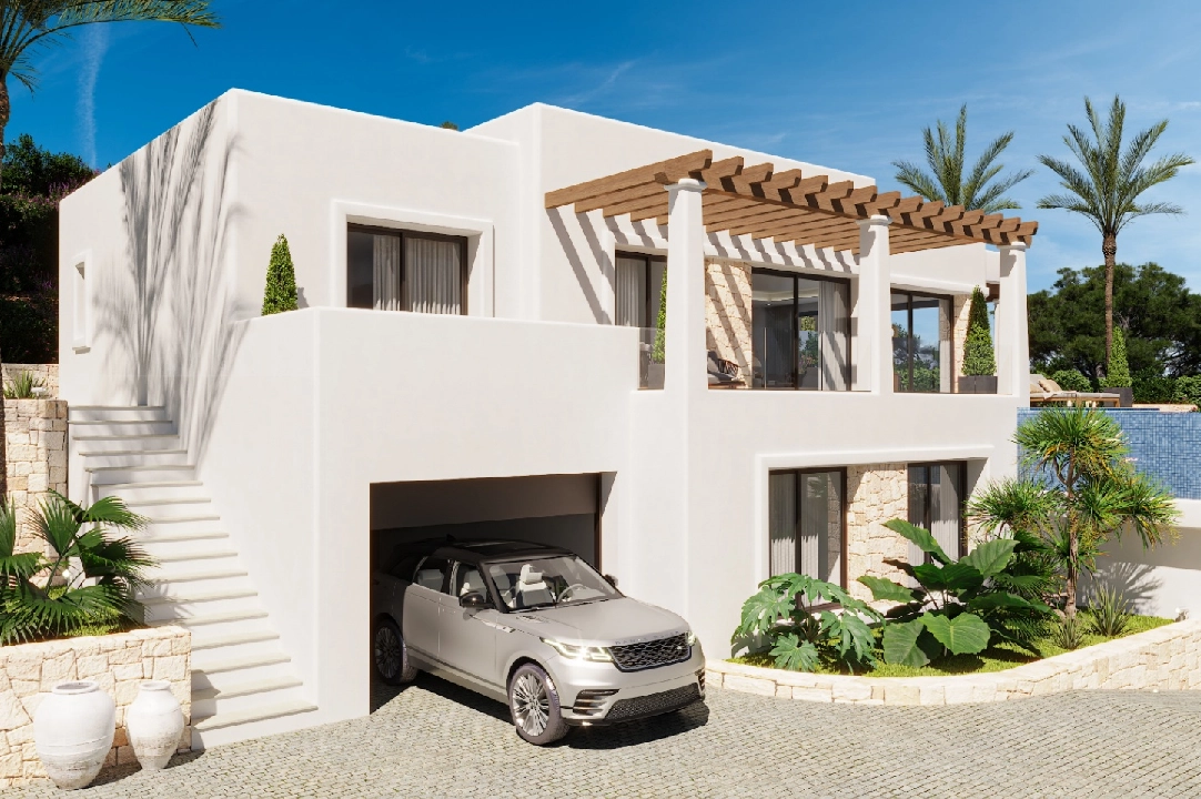 villa en Benissa en vente, construit 256 m², aire acondicionado, terrain 1009 m², 4 chambre, 4 salle de bains, piscina, ref.: UM-UV-IFACH-3