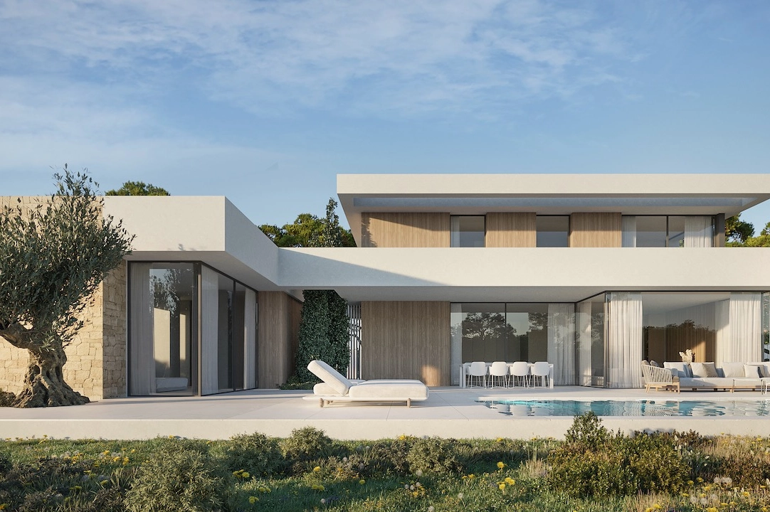 villa en Moraira(Benimeit) en vente, construit 340 m², aire acondicionado, terrain 814 m², 5 chambre, 4 salle de bains, piscina, ref.: CA-H-1837-AMB-5