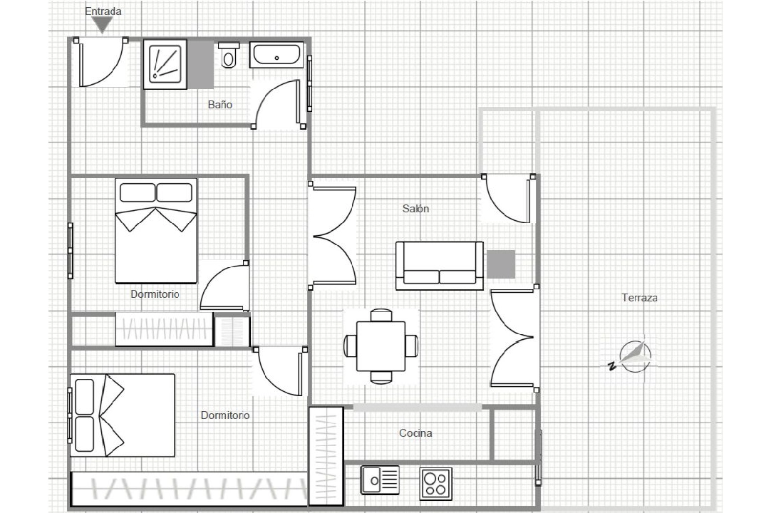 atico en Pego en vente, construit 64 m², ano de construccion 2007, + KLIMA, aire acondicionado, 2 chambre, 1 salle de bains, ref.: O-V92714-26