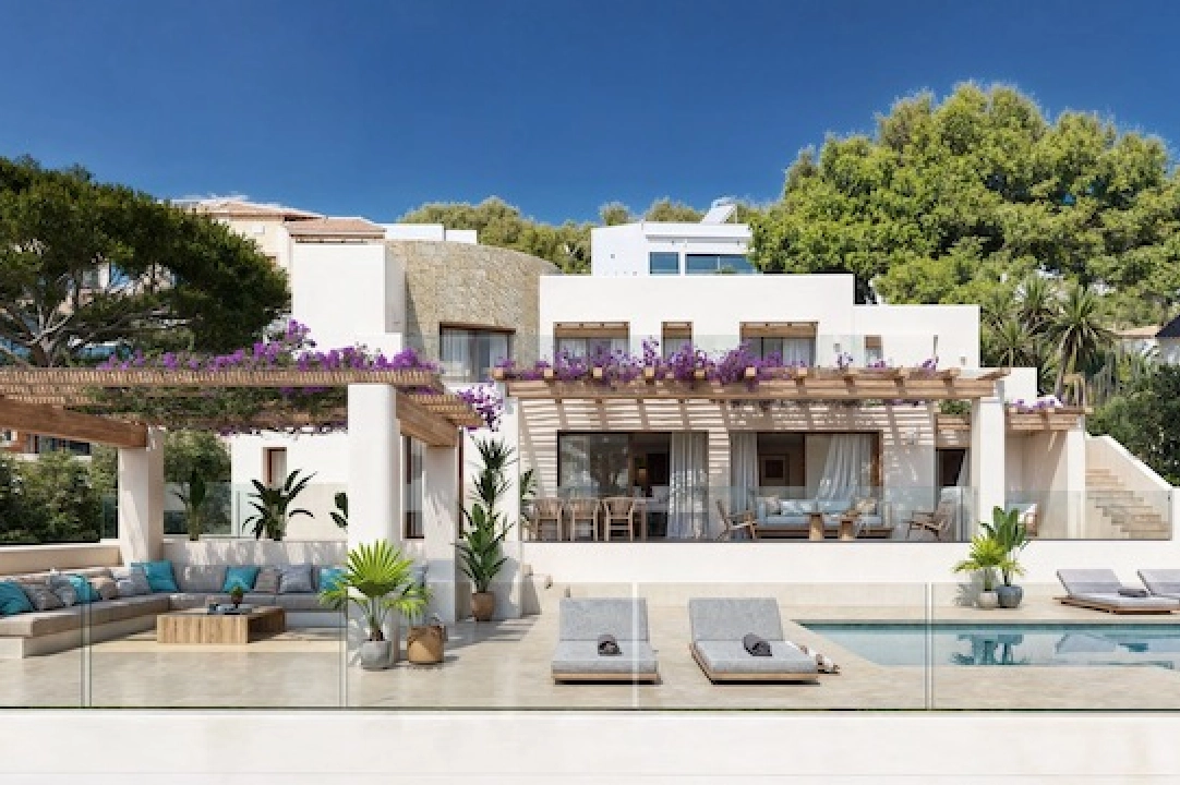 villa en Moraira(San Jaime) en vente, construit 333 m², aire acondicionado, terrain 1330 m², 5 chambre, 5 salle de bains, piscina, ref.: CA-H-1842-AMBI-2