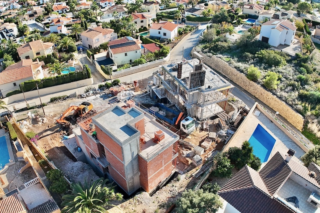 villa en Calpe(Ortembach) en vente, construit 350 m², aire acondicionado, terrain 792 m², 4 chambre, 4 salle de bains, piscina, ref.: CA-H-1849-AMBE-20